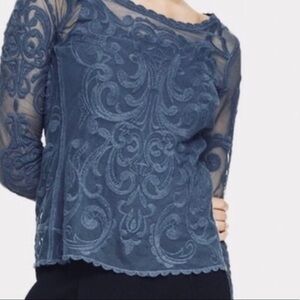 Express Baroque Lace top